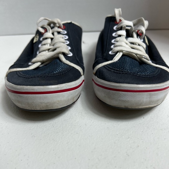 Keds Kickstart Canvas Mule Sneaker Lace-up Slip-on Arch Support Navy Red…Size7 - Picture 5 of 7